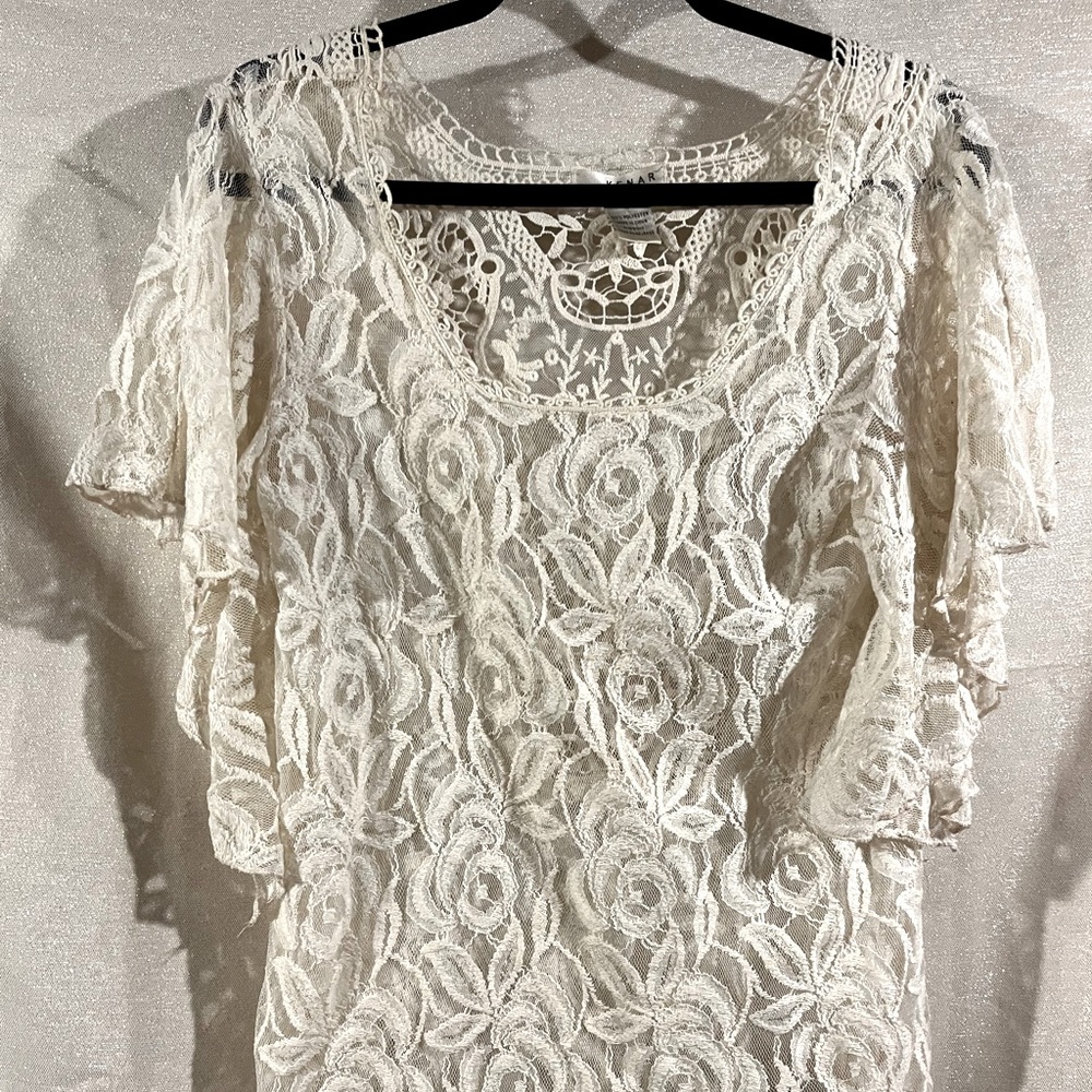 Lace shirt!